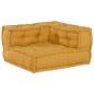 Preview: Modulare Sofagarnitur 3 pcs Gelb Stoff