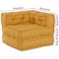 Preview: Modulare Sofagarnitur 3 pcs Gelb Stoff