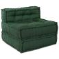 Preview: Modulares Sofaelement Grün 70x70x54 cm Stoff