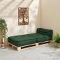 Preview: Modulares Sofaelement Grün 70x70x54 cm Stoff