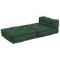 Preview: Modulares Sofaelement Grün 70x70x54 cm Stoff