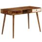 Preview: Schreibtisch 110 x 55 x 76 cm Massivholz Akazie