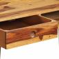Preview: Schreibtisch 110 x 55 x 76 cm Massivholz Akazie