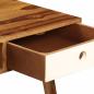Preview: Schreibtisch 110 x 55 x 76 cm Massivholz Akazie