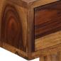 Preview: Schreibtisch 110 x 55 x 76 cm Massivholz Akazie