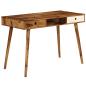 Preview: Schreibtisch 110 x 55 x 76 cm Massivholz Akazie