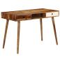 Preview: Schreibtisch 110 x 55 x 76 cm Massivholz Akazie