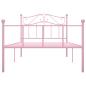 Preview: Bettgestell Rosa Metall 100 × 200 cm