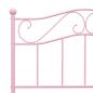 Preview: Bettgestell Rosa Metall 100 × 200 cm