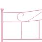 Preview: Bettgestell Rosa Metall 180x200 cm