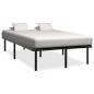 Preview: ARDEBO.de - Bettgestell Schwarz Metall 200×200 cm