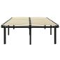 Preview: Bettgestell Schwarz Metall 200×200 cm