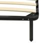 Preview: Bettgestell Schwarz Metall 200×200 cm
