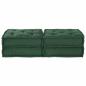 Preview: Modulare Sofagarnitur 2 pcs Grün 140 x 70 x 36 cm Stoff
