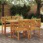 Preview: ARDEBO.de - Garten Essgruppe 5 stk. Braun Massivholz Akazie