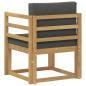 Preview: Outdoor-Sofa Polyester Weiß und Anthrazit