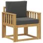Preview: Outdoor-Sofa Polyester Weiß und Anthrazit