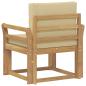 Preview: 2 Stück Outdoor-Sofagarnitur Polyester Weiß und Beige