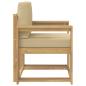 Preview: Outdoor-Sofa Polyester Weiß und Beige