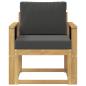 Preview: Outdoor-Sofa Polyester Weiß und Anthrazit