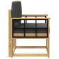 Preview: Outdoor-Sofa Polyester Weiß und Anthrazit