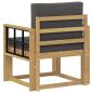 Preview: Outdoor-Sofa Polyester Weiß und Anthrazit