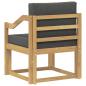 Preview: Outdoor-Sofa Polyester Weiß und Anthrazit