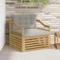 Preview: ARDEBO.de - Outdoor-Sofa Weiß und Hellgrau