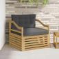 Preview: ARDEBO.de - Outdoor-Sofa Weiß und Anthrazit