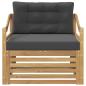 Preview: Outdoor-Sofa Weiß und Anthrazit