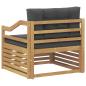 Preview: Outdoor-Sofa Weiß und Anthrazit