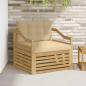 Preview: ARDEBO.de - Outdoor-Sofa Weiß und Beige