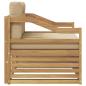 Preview: Outdoor-Sofa Weiß und Beige