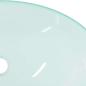 Preview: Waschbecken Hartglas 54,5x35x15,5 cm Matt