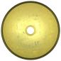 Preview: Waschbecken Hartglas 35x12 cm Golden