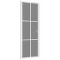 Preview: Innentür 76x201,5 cm Weiß ESG-Glas und Aluminium