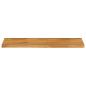 Preview: Tischplatte mit Baumkante 100x20x3,8 cm Massivholz Mango