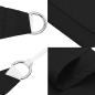 Preview: Sonnensegel Schwarz 2x2x2 m 100% Polyester Oxford
