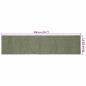 Preview: Bereichsteppiche Olive Grün 60 x 200 cm Jute