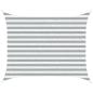 Preview: Sonnensegel Hellgrau und Weiß 2 x 2,5 m 100 % Polyester Oxford