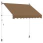 Preview: Manuell einziehbare Markise Beige 350 cm