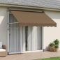 Preview: ARDEBO.de - Manuell einziehbare Markise Taupe 250 cm