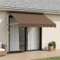 Preview: ARDEBO.de - Manuell einziehbare Markise Taupe 300 cm