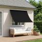 Preview: ARDEBO.de - Markise Schwarz 400 x 150 cm