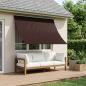 Preview: ARDEBO.de - Markise Braun 250 x 150 cm