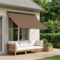Preview: ARDEBO.de - Markise Taupe 150 x 150 cm