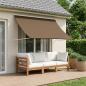Preview: ARDEBO.de - Markise Taupe 400 x 150 cm