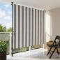 Preview: ARDEBO.de - Outdoor Rollo Anthrazit und Weiß 120 x 270 cm