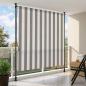 Preview: ARDEBO.de - Outdoor Rollo Anthrazit und Weiß 150 x 270 cm