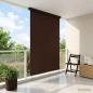 Preview: ARDEBO.de - Rollo Braun 60 x 250 cm Stoff und Aluminium